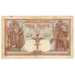 Algeria 1000 Francs 1939
