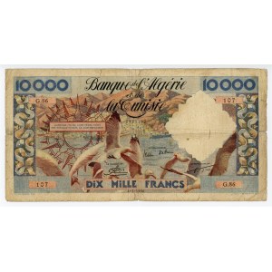 Algeria 10000 Francs 1956