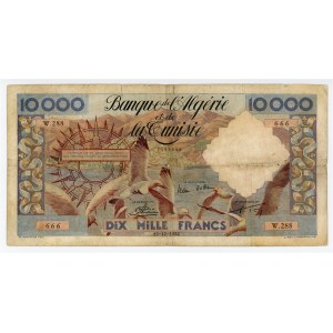 Algeria 10000 Francs 1956