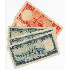 Angola Lot of 5 Banknotes 1970