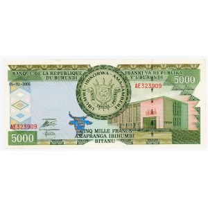 Burundi 5000 Francs 2005