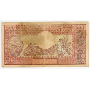 Chad 500 Francs 1984