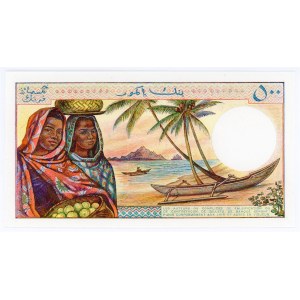 Comoros 500 Francs 1984 (ND)