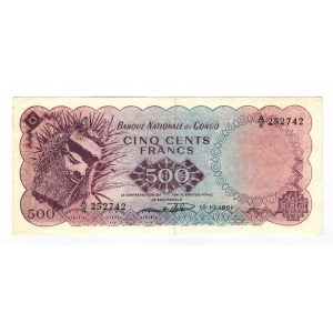 Congo 500 Francs 1961 Forgery
