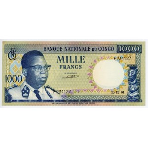 Congo Democratic Republic 1000 Francs 1961
