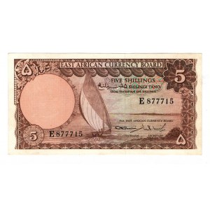 East Africa 5 Shillings 1964 (ND)