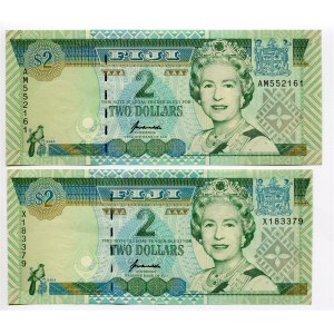 Fiji 2 x 2 Dollars 1996 (ND)