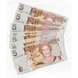 Fiji 10 x 5 Dollars 2011