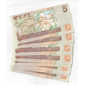Fiji 10 x 5 Dollars 2011
