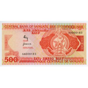 Vanuatu 500 Vatu 1982 (ND)