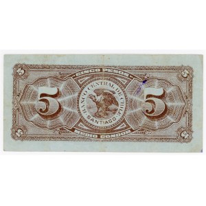 Chile 5 Pesos 1929