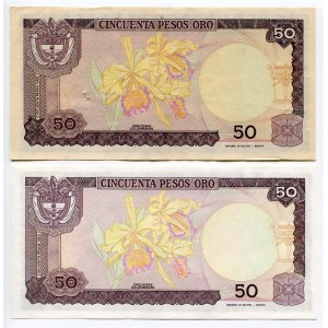 Colombia 2 x 20 Pesos Oro 1985 - 1986