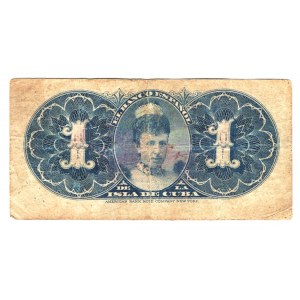 Cuba 1 Peso 1896 Plata
