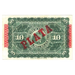 Cuba 10 Pesos 1896 Plata