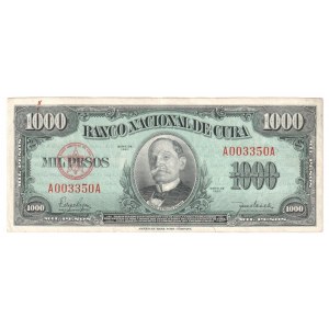 Cuba 1000 Peso 1950