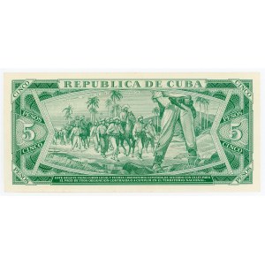 Cuba 5 Pesos 1965 Specimen