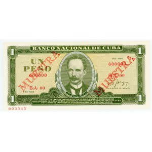 Cuba 1 Peso 1988 Specimen