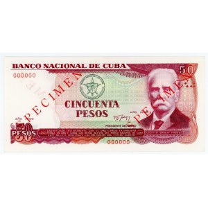 Cuba 50 Pesos 1990 Specimen