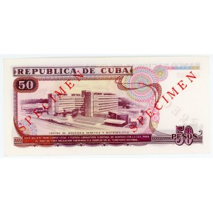 Cuba 50 Pesos 1990 Specimen