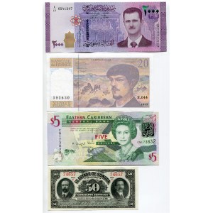 World Lot of 4 Notes 1915 - 2010