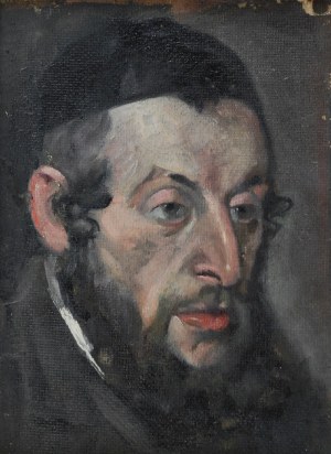 Leon LEVKOVITCH (ur.1936), Portret Żyda