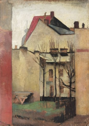 Zygmunt RADNICKI (1894-1969), Zabudowania, 1923