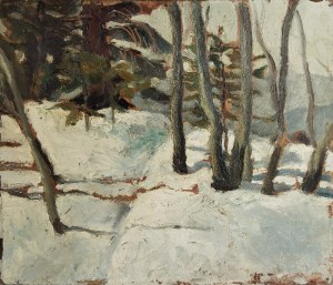 Tadeusz KŁAPUT (1905-1989), Zima w lesie