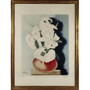 Mojżesz KISLING (1891-1953), Białe lilie w wazonie