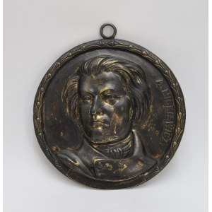 FABRYKA MINTERÓW (czynna od 1828), Medalion z wizerunkiem Adama Mickiewicza