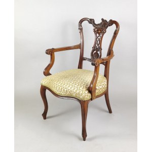 Poltrona in stile Chippendale