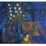 Jan SZANCENBACH (1928-1998), Białe kwiaty, 1997