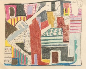 Maria RITTER (1899-1976) , Kompozycja abstrakcyjna, lata 60.-70. XX