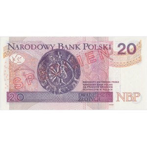 20 złotych 2012 - WZÓR Nr 0177 - AA 0000000