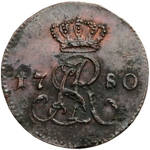Poniatowski, Half-penny 1780 E.B.