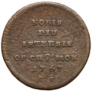 Poniatowski, Trojak HISTORYCZNY 1767 C.I. - Nobis Diu Intersis - RZADKOŚĆ