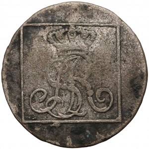 Poniatowski, Grosz srebrny 1777 E.B. - rzadki 