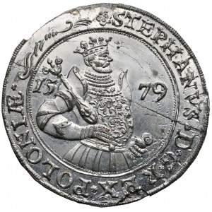 MAJNERT Counterfeit, Batory, Taler 1579 (tin/Zinn)
