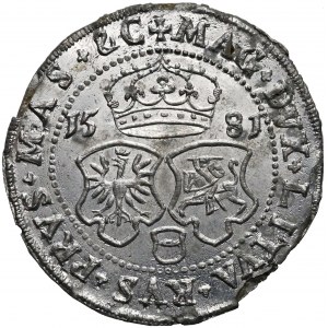 MAJNERT Counterfeit, Batory, Taler 1581 (tin/Zinn)