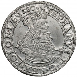 MAJNERT Counterfeit, Batory, Taler 1580 (tin/Zinn)