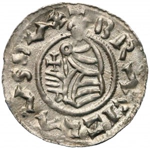 Czechy, Brzetysław I (1037-1055), Denar przed 1050 r.