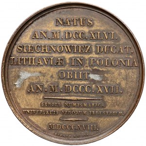 1818r. Medal Tadeusz Kościuszko, seria sławnych mężów świata