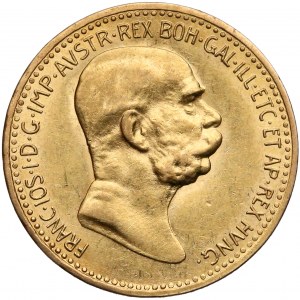 Austria, Franciszek Józef I, 10 koron 1909