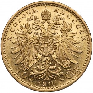 Austria, Franz Jospeh I, 10 corona 1910