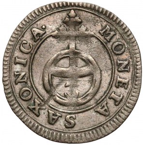 August II Mocny, 3 halerze 1708 ILH, Drezno