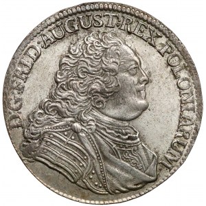 August III Sas, 1/3 talara (półgulden) 1756, Drezno - ładny
