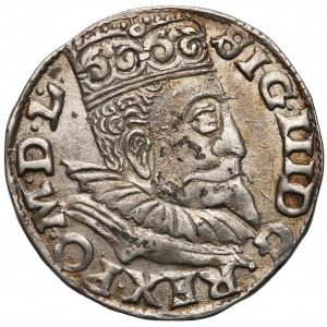 Zygmunt III Waza, Trojak Wschowa 1599 - wysoka kryza