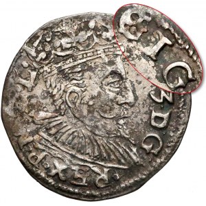 Zygmunt III Waza, Trojak Lublin 1597 - GIG 3 - S nabite na G