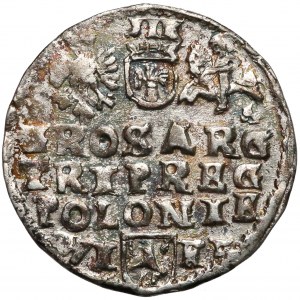 Zygmunt III Waza, Trojak Lublin 1597 IFF - podwójne F - b.rzadki