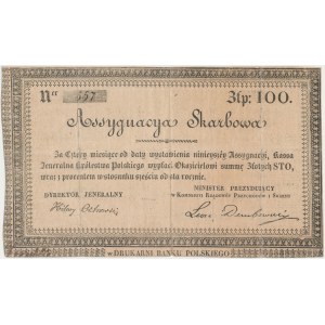 Asygnacja Skarbowa na 100 złotych 1831