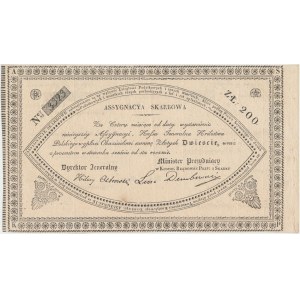 Asygnacja Skarbowa na 200 złotych 1831